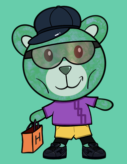 Best Polygon NFT Collection on Opensea - Jolly Teddy Party #6181