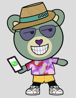 Best Polygon NFT Collection on Opensea - Jolly Teddy Party #6184