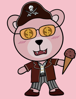 Best Polygon NFT Collection on Opensea - Jolly Teddy Party #6185