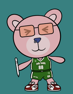 Best Polygon NFT Collection on Opensea - Jolly Teddy Party #6193