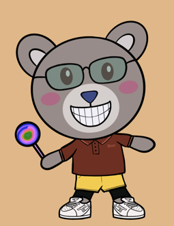 Best Polygon NFT Collection on Opensea - Jolly Teddy Party #6194