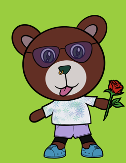 Best Polygon NFT Collection on Opensea - Jolly Teddy Party #624