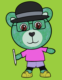 Best Polygon NFT Collection on Opensea - Jolly Teddy Party #6251