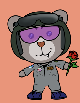 Best Polygon NFT Collection on Opensea - Jolly Teddy Party #6256