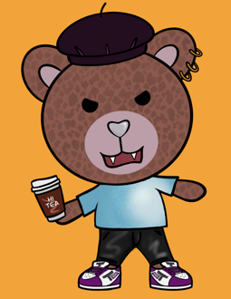 Best Polygon NFT Collection on Opensea - Jolly Teddy Party #6261