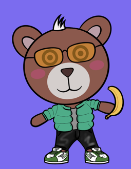 Best Polygon NFT Collection on Opensea - Jolly Teddy Party #6266