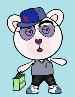 Best Polygon NFT Collection on Opensea - Jolly Teddy Party #6269