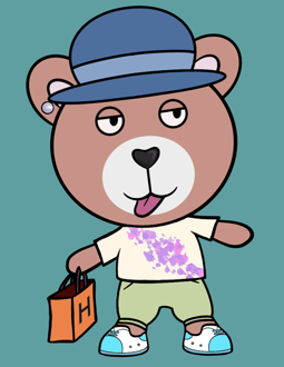Best Polygon NFT Collection on Opensea - Jolly Teddy Party #6279