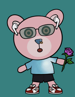 Best Polygon NFT Collection on Opensea - Jolly Teddy Party #628