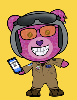 Best Polygon NFT Collection on Opensea - Jolly Teddy Party #6286