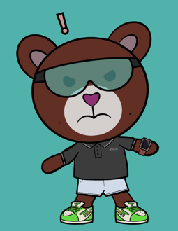 Best Polygon NFT Collection on Opensea - Jolly Teddy Party #6290