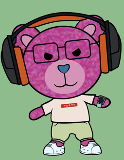Best Polygon NFT Collection on Opensea - Jolly Teddy Party #6366