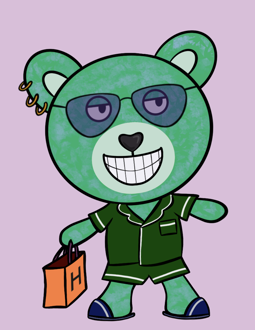 Best Polygon NFT Collection on Opensea - Jolly Teddy Party #6367