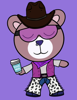 Best Polygon NFT Collection on Opensea - Jolly Teddy Party #6368