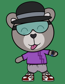 Best Polygon NFT Collection on Opensea - Jolly Teddy Party #6381