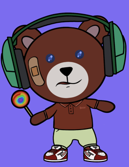 Best Polygon NFT Collection on Opensea - Jolly Teddy Party #6388