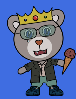 Best Polygon NFT Collection on Opensea - Jolly Teddy Party #6398
