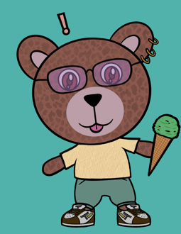 Best Polygon NFT Collection on Opensea - Jolly Teddy Party #6414