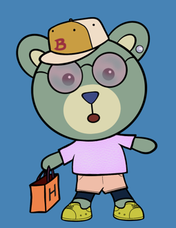 Best Polygon NFT Collection on Opensea - Jolly Teddy Party #6417