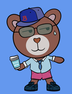 Best Polygon NFT Collection on Opensea - Jolly Teddy Party #6425