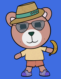 Best Polygon NFT Collection on Opensea - Jolly Teddy Party #6427