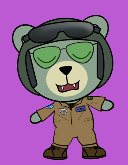 Best Polygon NFT Collection on Opensea - Jolly Teddy Party #6429