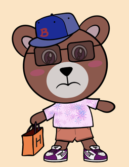 Best Polygon NFT Collection on Opensea - Jolly Teddy Party #6430
