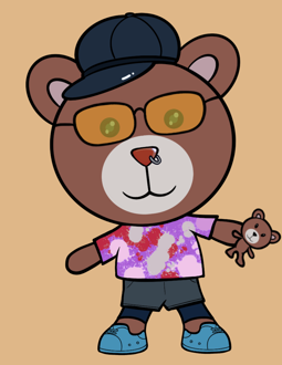 Best Polygon NFT Collection on Opensea - Jolly Teddy Party #6432