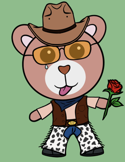 Best Polygon NFT Collection on Opensea - Jolly Teddy Party #6446