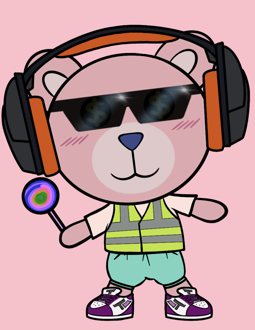 Best Polygon NFT Collection on Opensea - Jolly Teddy Party #649