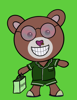 Best Polygon NFT Collection on Opensea - Jolly Teddy Party #650