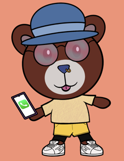 Best Polygon NFT Collection on Opensea - Jolly Teddy Party #6505
