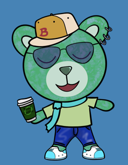 Best Polygon NFT Collection on Opensea - Jolly Teddy Party #6507