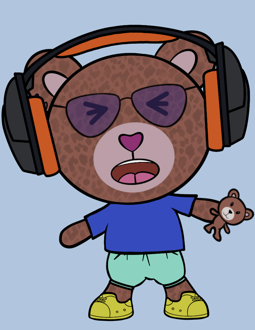Best Polygon NFT Collection on Opensea - Jolly Teddy Party #6508