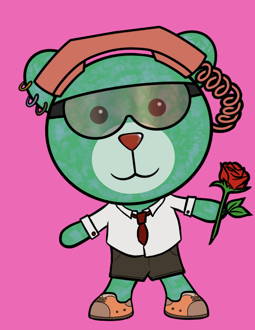 Best Polygon NFT Collection on Opensea - Jolly Teddy Party #6523
