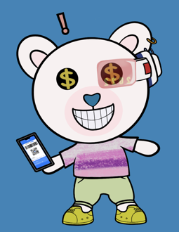 Best Polygon NFT Collection on Opensea - Jolly Teddy Party #6530