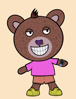 Best Polygon NFT Collection on Opensea - Jolly Teddy Party #6536
