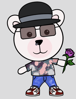 Best Polygon NFT Collection on Opensea - Jolly Teddy Party #6546