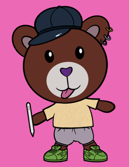 Best Polygon NFT Collection on Opensea - Jolly Teddy Party #6554