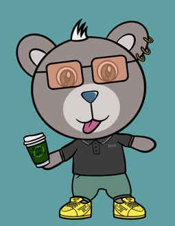 Best Polygon NFT Collection on Opensea - Jolly Teddy Party #6562