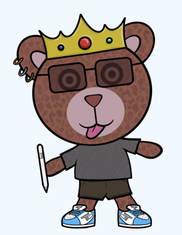 Best Polygon NFT Collection on Opensea - Jolly Teddy Party #6574