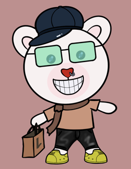 Best Polygon NFT Collection on Opensea - Jolly Teddy Party #6581