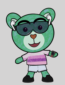 Best Polygon NFT Collection on Opensea - Jolly Teddy Party #6587