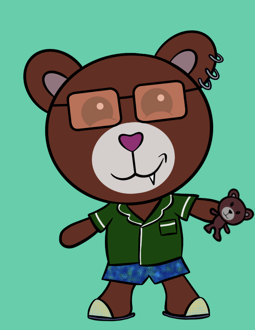 Best Polygon NFT Collection on Opensea - Jolly Teddy Party #6600
