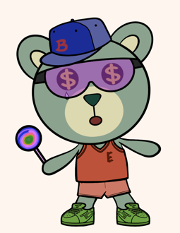 Best Polygon NFT Collection on Opensea - Jolly Teddy Party #661