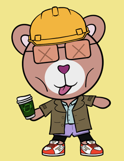Best Polygon NFT Collection on Opensea - Jolly Teddy Party #6659