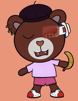 Best Polygon NFT Collection on Opensea - Jolly Teddy Party #6672
