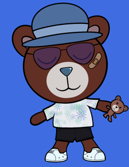 Best Polygon NFT Collection on Opensea - Jolly Teddy Party #6675