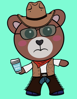 Best Polygon NFT Collection on Opensea - Jolly Teddy Party #6676
