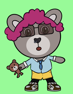 Best Polygon NFT Collection on Opensea - Jolly Teddy Party #6681